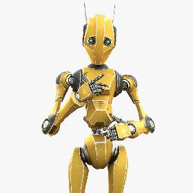 Worker Bot 3D model